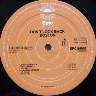 BOSTON Don't LooK Back