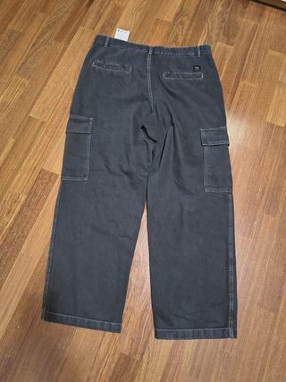 Pantaloni cargo PULL&BEAR neri baggy