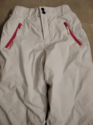 Pantalón de nieve blanco talla 10 años