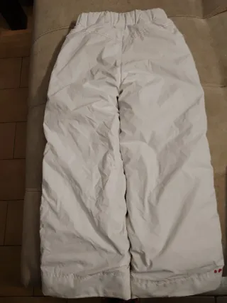 Pantalón de nieve blanco talla 10 años