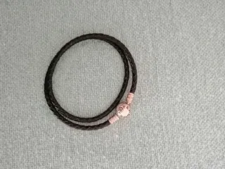 Pulsera cuero doble Pandora