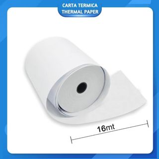 HCT STYLE Rollos Papel Termico 57 mm Longitud 16 M
