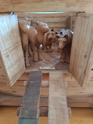 Juguete Arca de Noé. Artesanía Madera