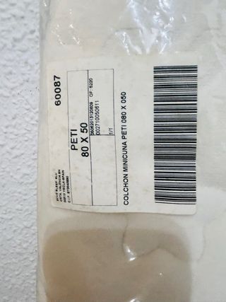 Colchón Minicuna 80x50