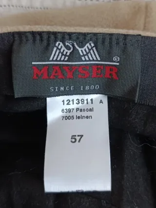 Cappello Mayser Pascal Beige tg M unisex,newsboy