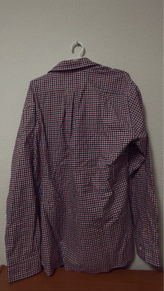 Camisa El Ganso cuadros azul y rojo