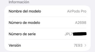 Estuche AirPods Pro Lightning