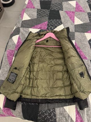 Chaqueta Blauer Negra y Verde Militar