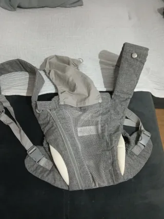 Mochila Portabebés Gris