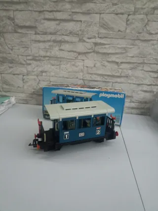 Playmobil Vagón Azul 4100 Caja Original