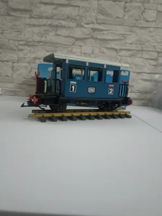 Playmobil Vagón Azul 4100 Caja Original