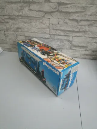 Playmobil Vagón Azul 4100 Caja Original