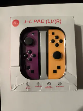 Mando Nintendo Switch Morado y Naranja