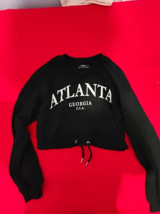 Bershka Sudadera Corta Atlanta Georgia S
