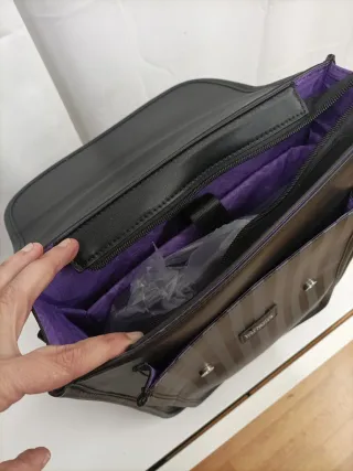 Mochila Wednesday Negra y Gris Nueva