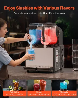 Macchina per Bevande Ghiacciate Commerciale 2x4 L