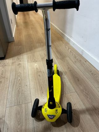 Patinete infantil 3 ruedas amarillo