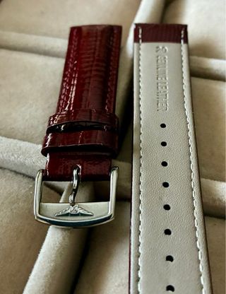 Correa de reloj de piel de becerro para Omega