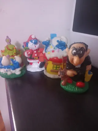 Set 4 Puffi Bip Holland Serie 1995 vintage