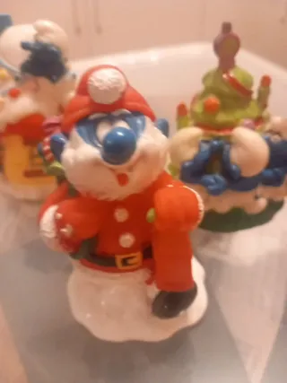 Set 4 Puffi Bip Holland Serie 1995 vintage