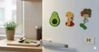 Imanes de fieltro hechos a mano