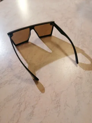 Occhiali Vintage Unisex Nero Marrone