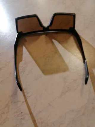 Occhiali Vintage Unisex Nero Marrone