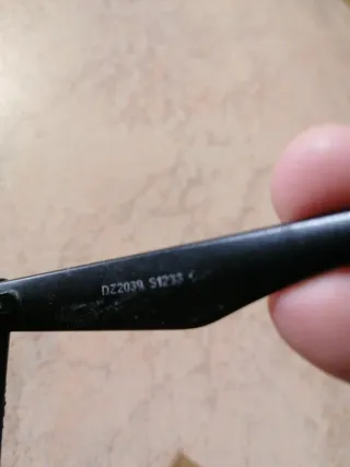 Occhiali Vintage Unisex Nero Marrone