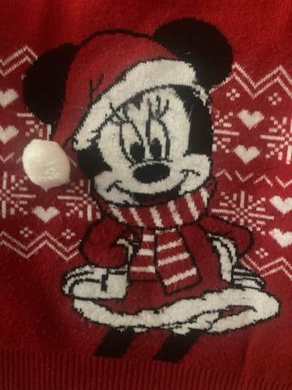 Maglione Minnie Natale Bambina