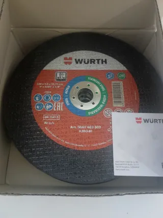 Discos corte 230 Wurth