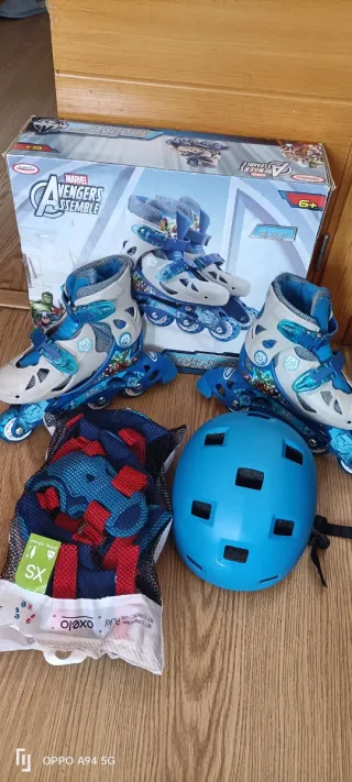 Patines Marvel Avengers Talla 30 al 33.