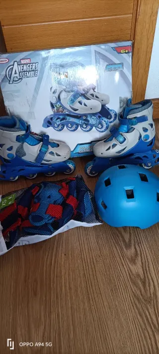 Patines Marvel Avengers Talla 30 al 33.