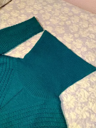 Jersey cuello alto azul verdoso - Fórmula - XL