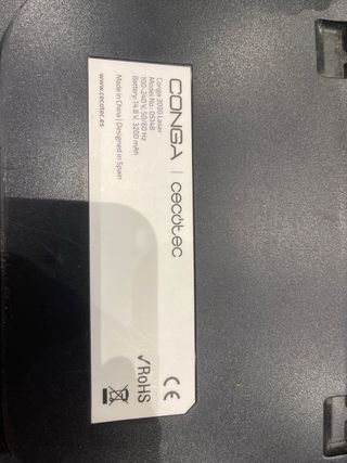 Robot Aspirador Cecotec Negro