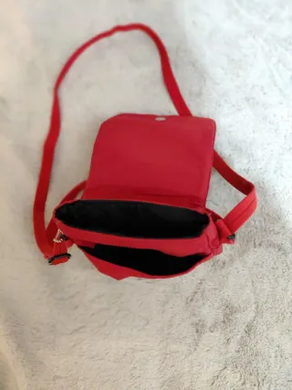 Mini Bandolera Hedgren Urban/Viaje Rojo Como Nueva