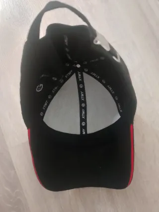 Gorra Gucci Negra con Raya Verde y Roja