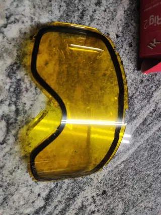 Pantalla Gafas Sky Snow Amarilla Decathlon