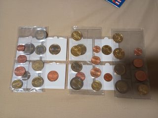 Tira Austria 8 valores 1 céntimo 2 euros 2006 2017