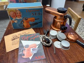 Cafetera Eléctrica Antigua AEG 125V
