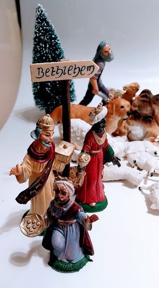 Set 34 Pz Presepe Statuine Miste
