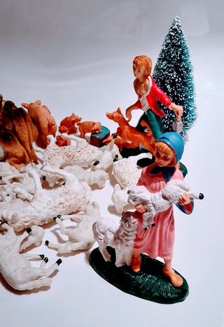 Set 34 Pz Presepe Statuine Miste