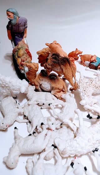 Set 34 Pz Presepe Statuine Miste