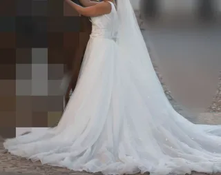 Sobrefalda tul Pronovias
