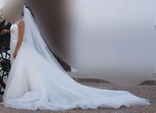 Sobrefalda tul Pronovias