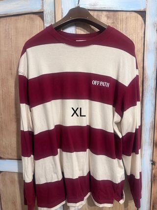 Maglia a maniche lunghe a righe XL