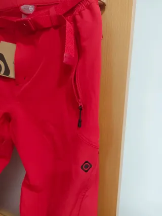 Pantalones de montaña IZAS rojos