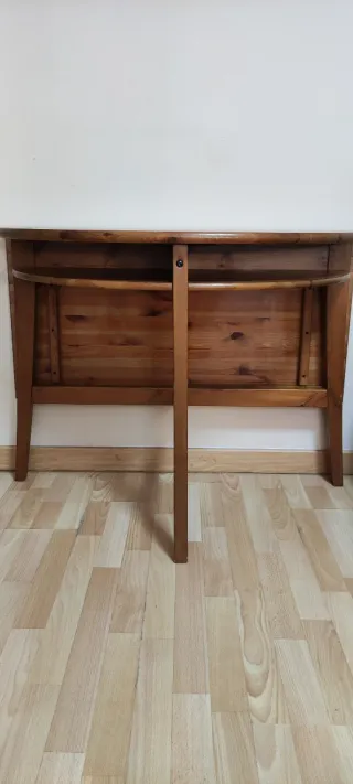 Mesa de madera extensible