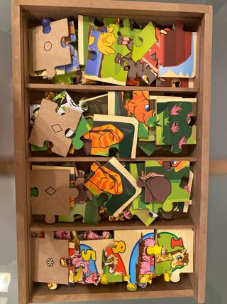Puzzles educativos animales y números