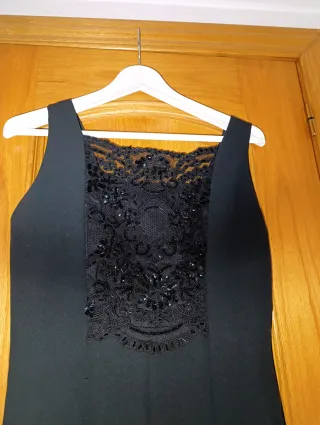 Vestido largo negro Mark Angelo