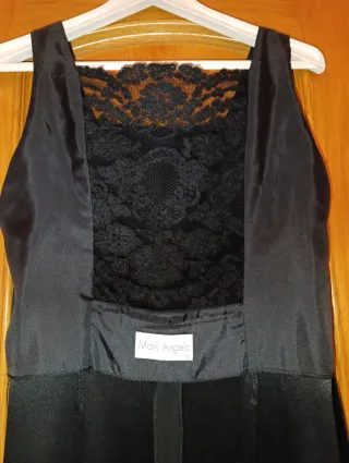 Vestido largo negro Mark Angelo